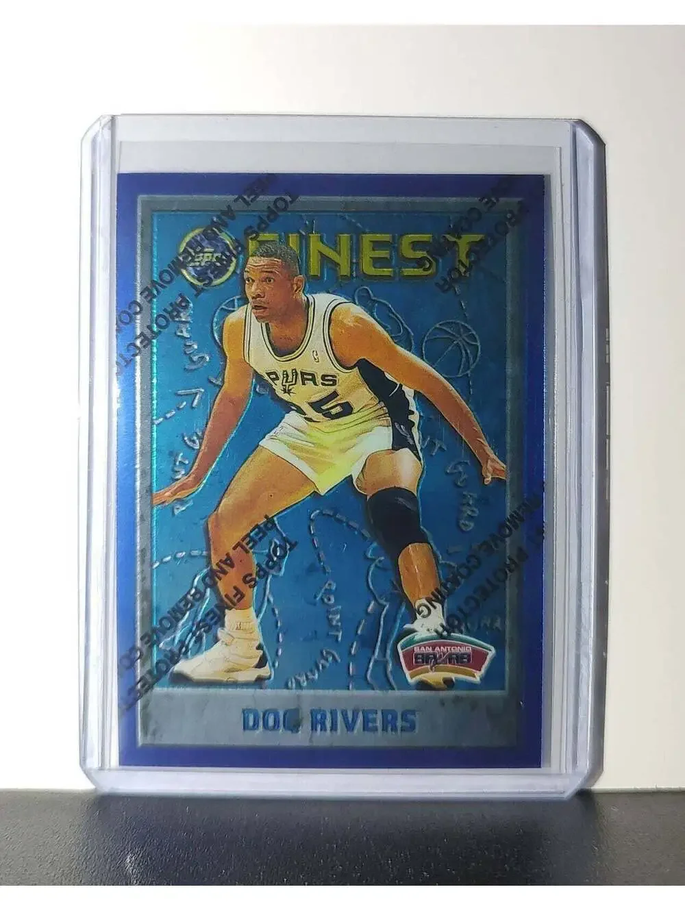 Doc Rivers 1995-96 Topps Finest NBA #212 Card San Antonio Spurs